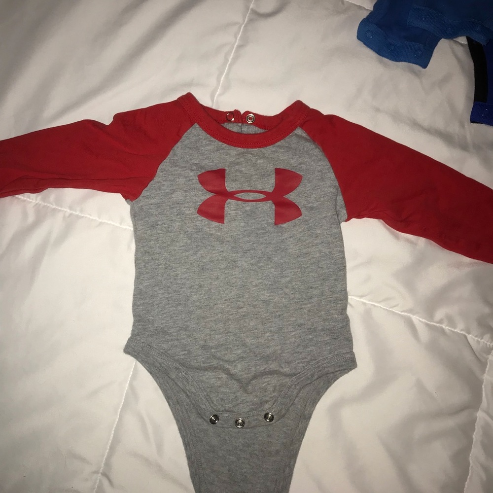 3/6 month under armour onesie